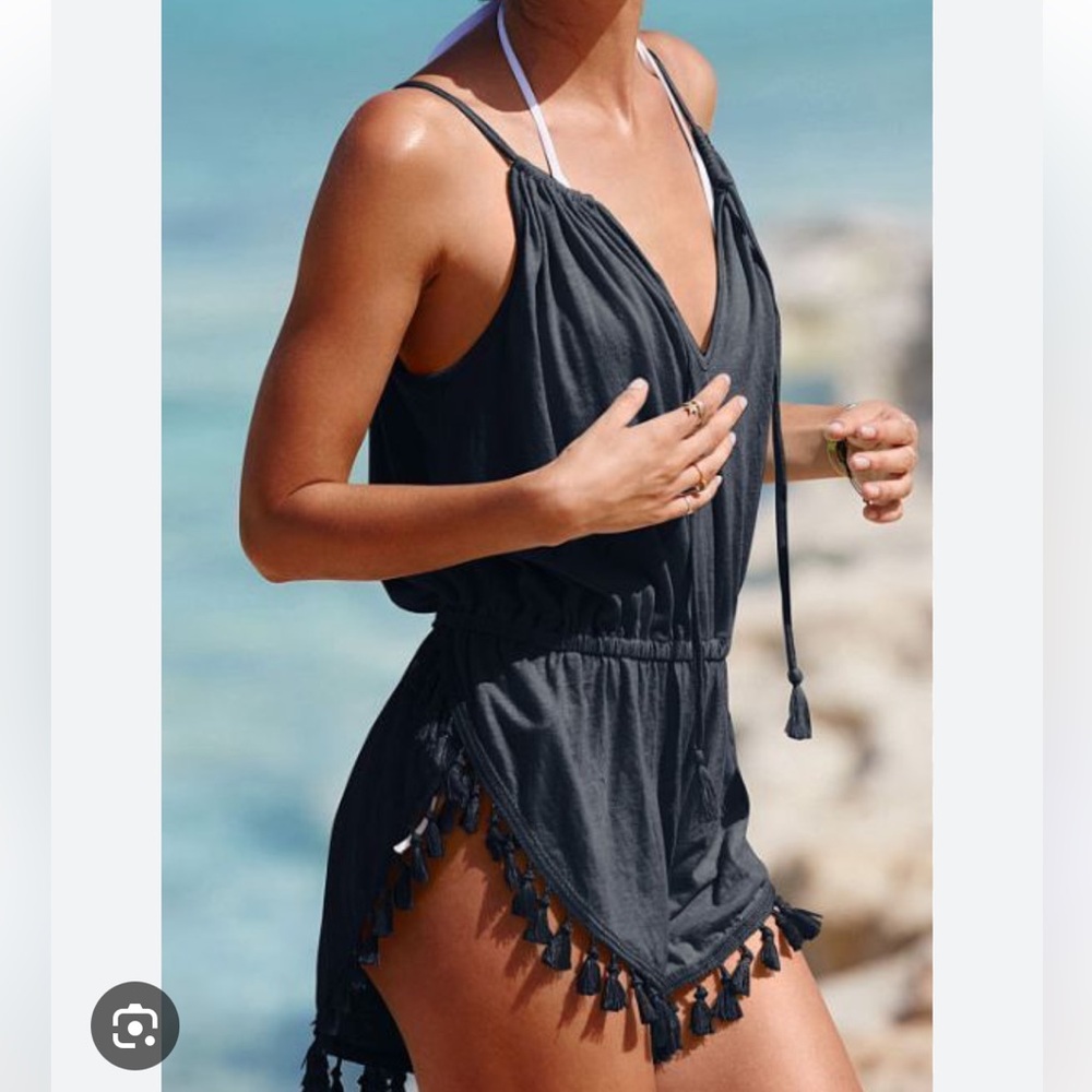 VS Swim Cover up Tassel Romper